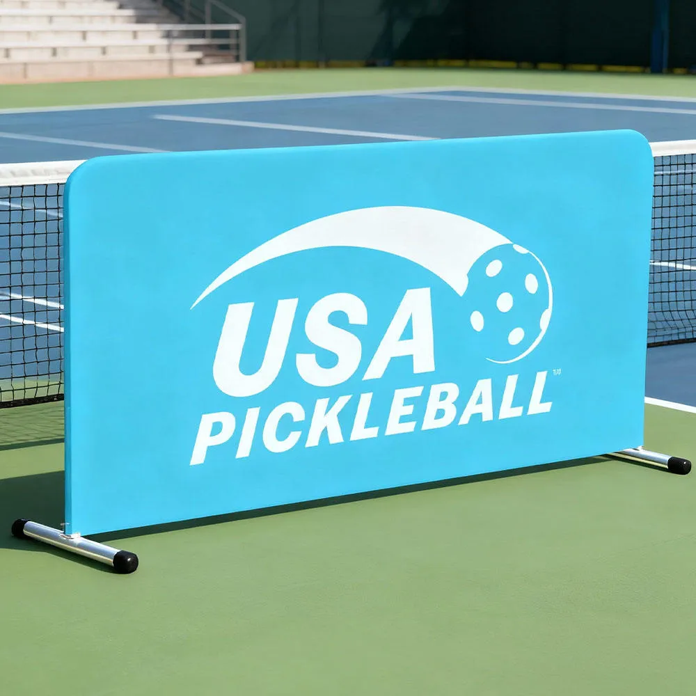 OEM Wholesale Custom Logo PingPong Pickleball Courts Surround Detachable Portable Divider Barriers Fence