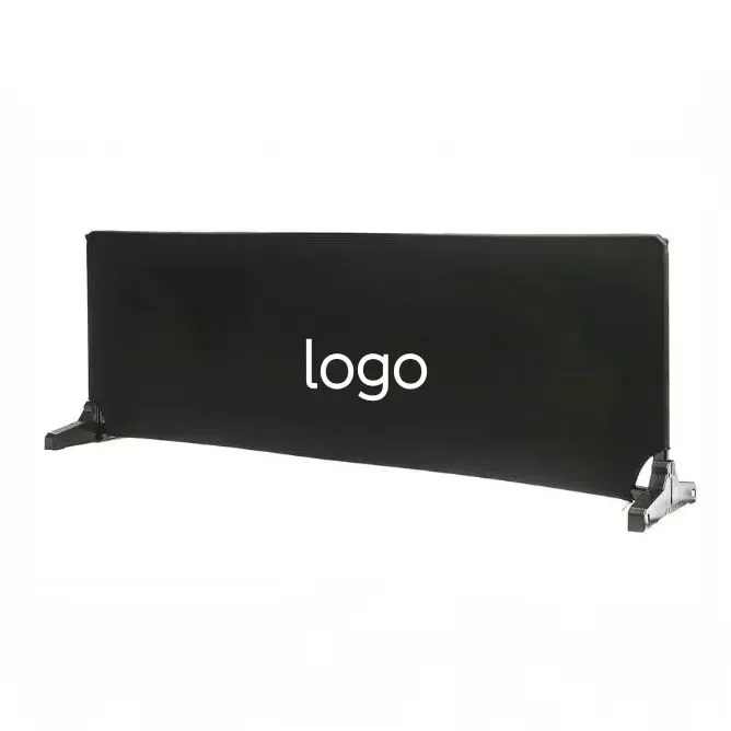 PVC Pickleball Court Barrier Divider with Lycra Fabric Portable Court Divider for Indoor Outdoor Courts