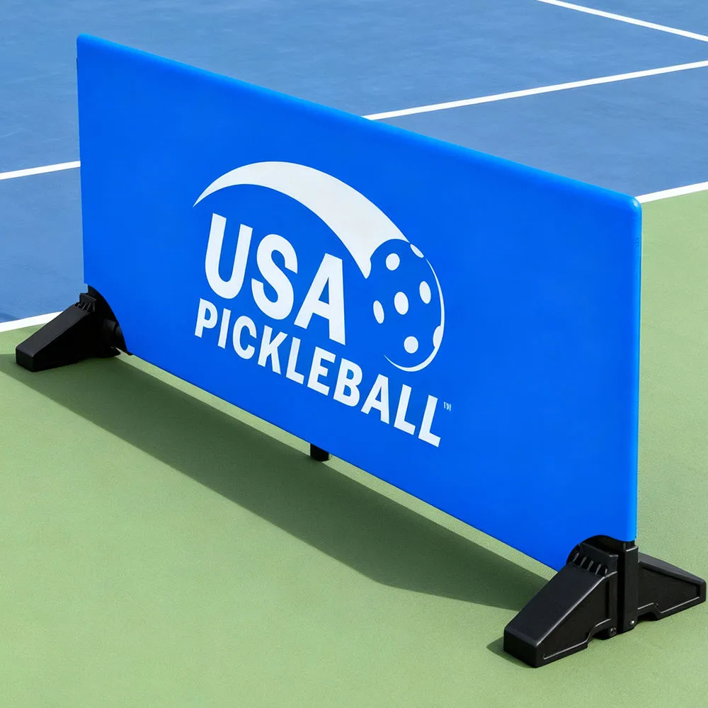 Pickleball Court Barrier Modular Customizable Fence with Custom Logo Indoor/Outdoor Use