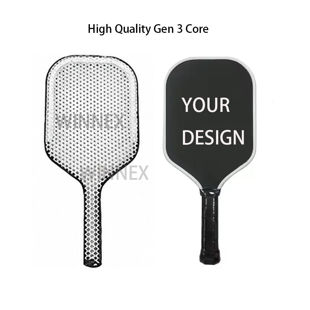 Hot Sale GEN3 Professional Pickleball Paddle T700 Carbon Fiber Honeycomb Core Thermoformed Rackets